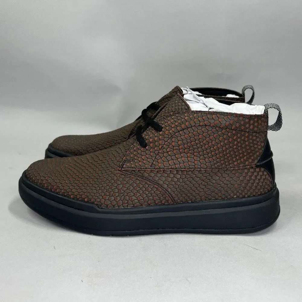 Stacy Adams Cai Chukka Boots Men's Size 7 Brown Leather Plain‎ Toe Casual Shoes